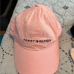 Tommy Hilfiger Kids Pastel Pink Embroidered Logo Cap